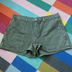 Zara TRF high rise cargo shorts never worn